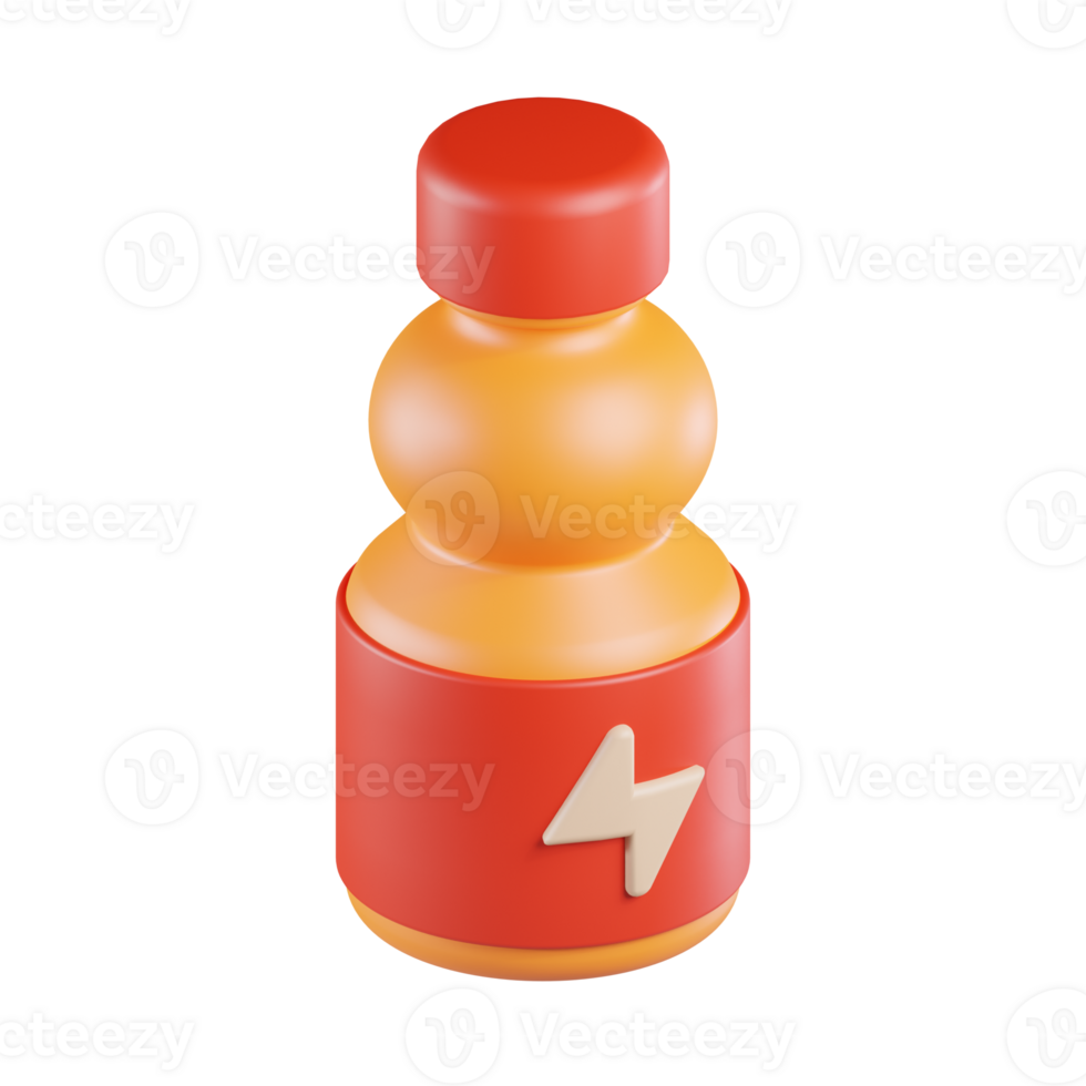 Energy Drink 3D Icon png