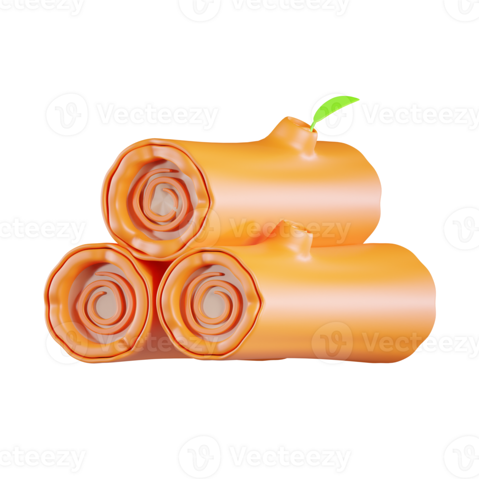 Logs 3D Icon png