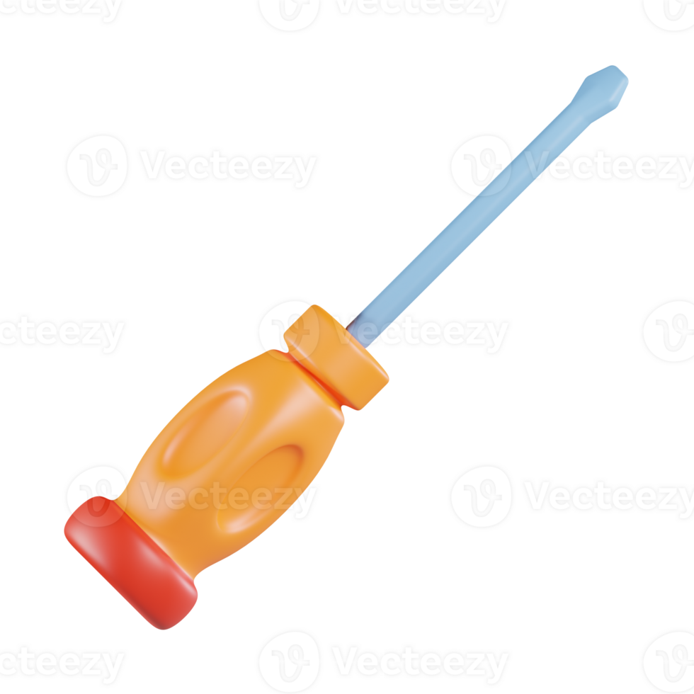 Screwdriver 3D Icon png