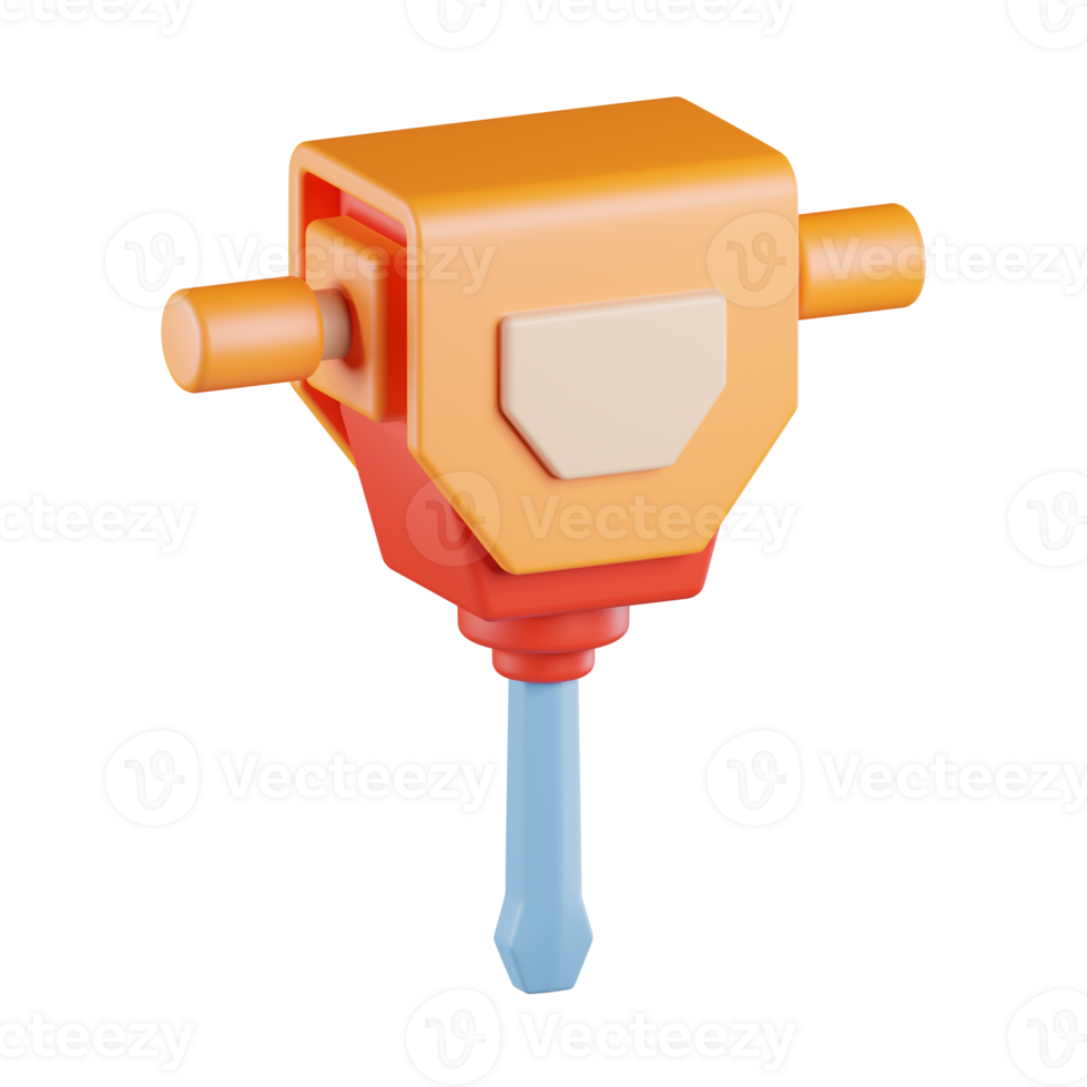 Jackhammer 3D Icon png