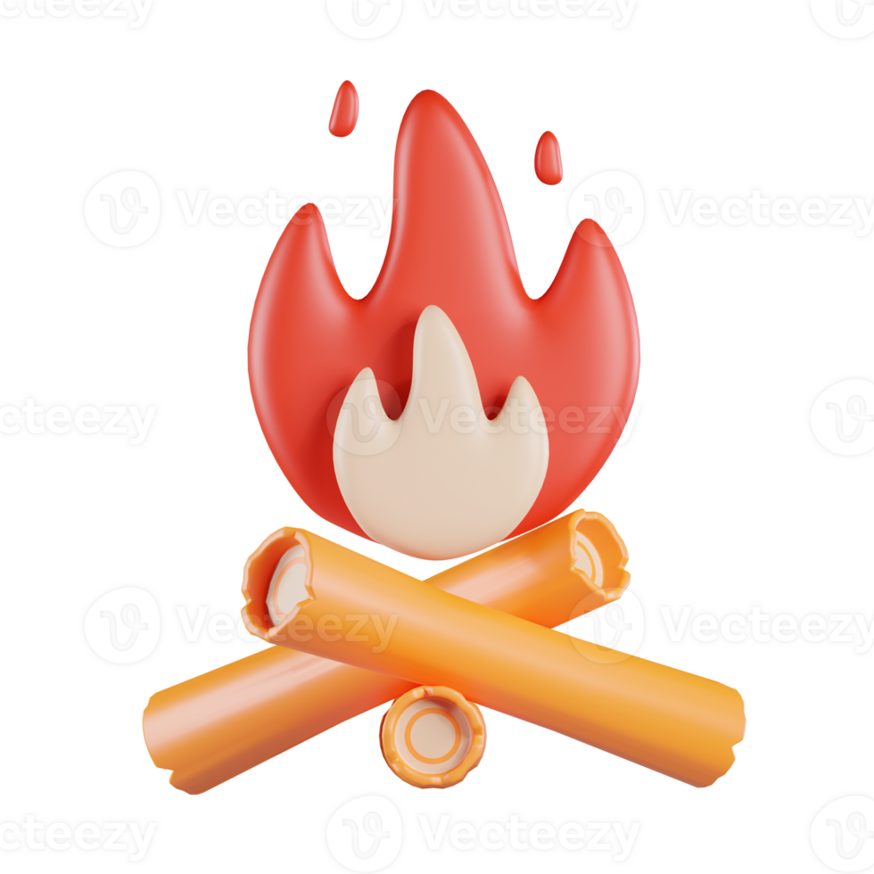 Bonfire 3D Icon png