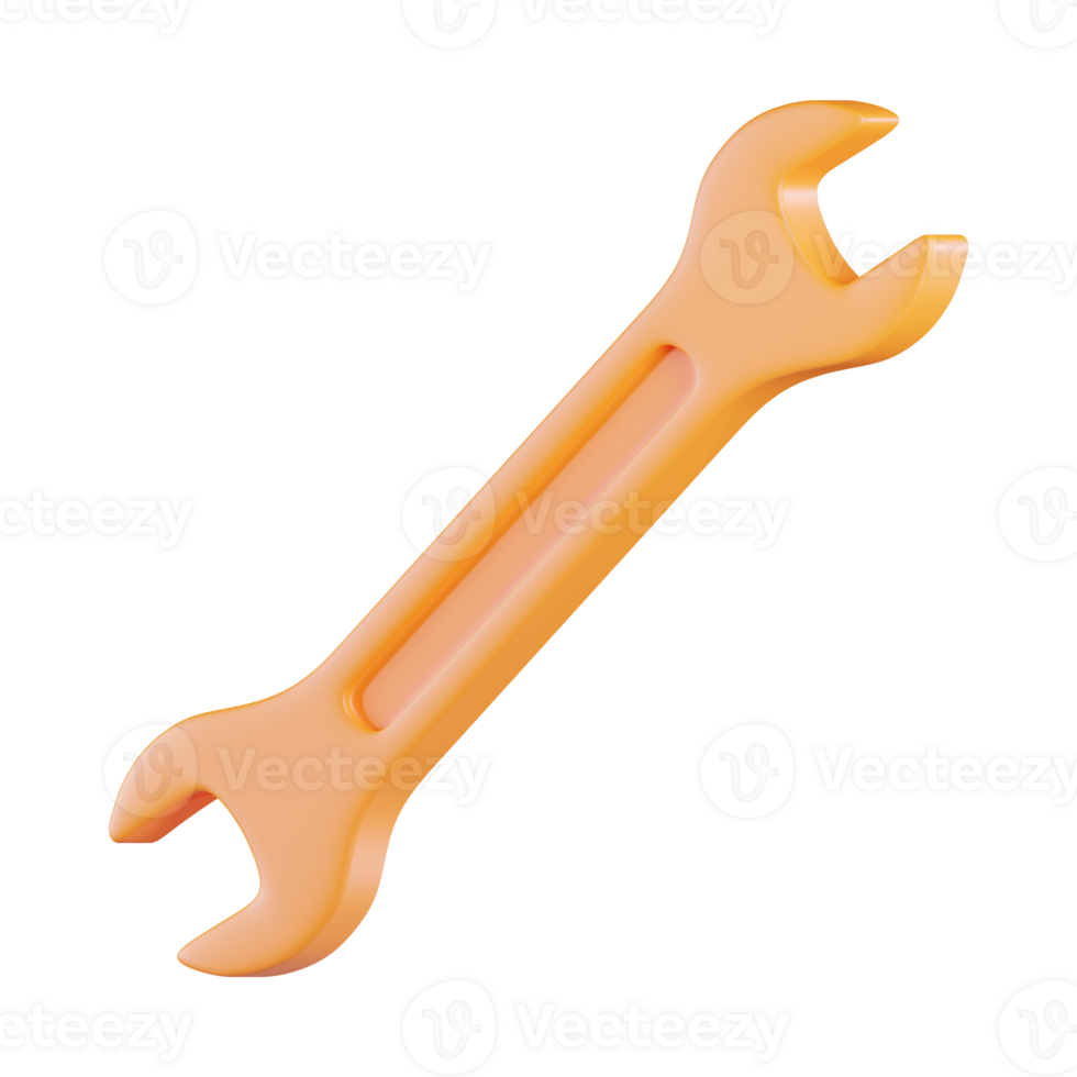 Wrench 3D Icon png