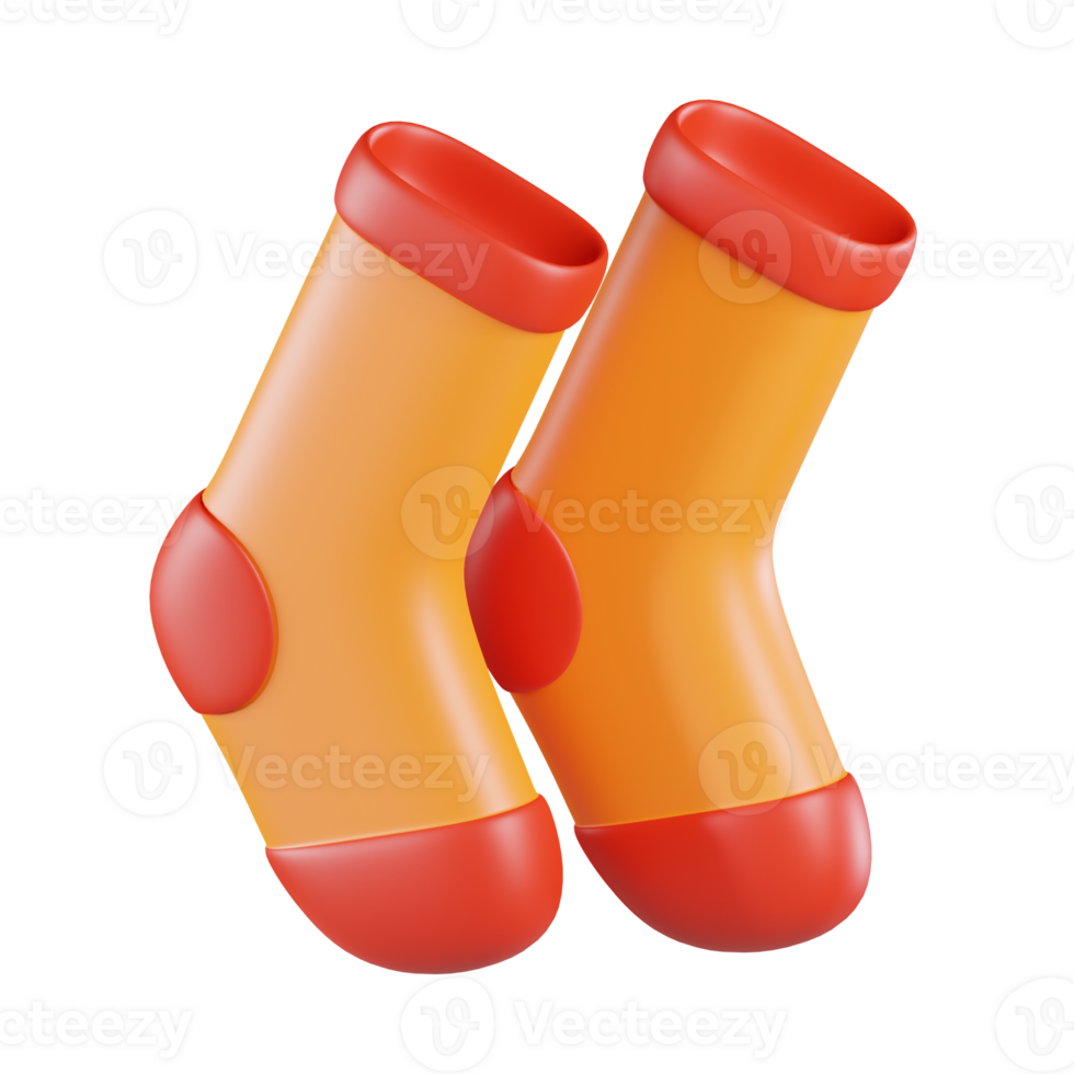 Socks 3D Icon png