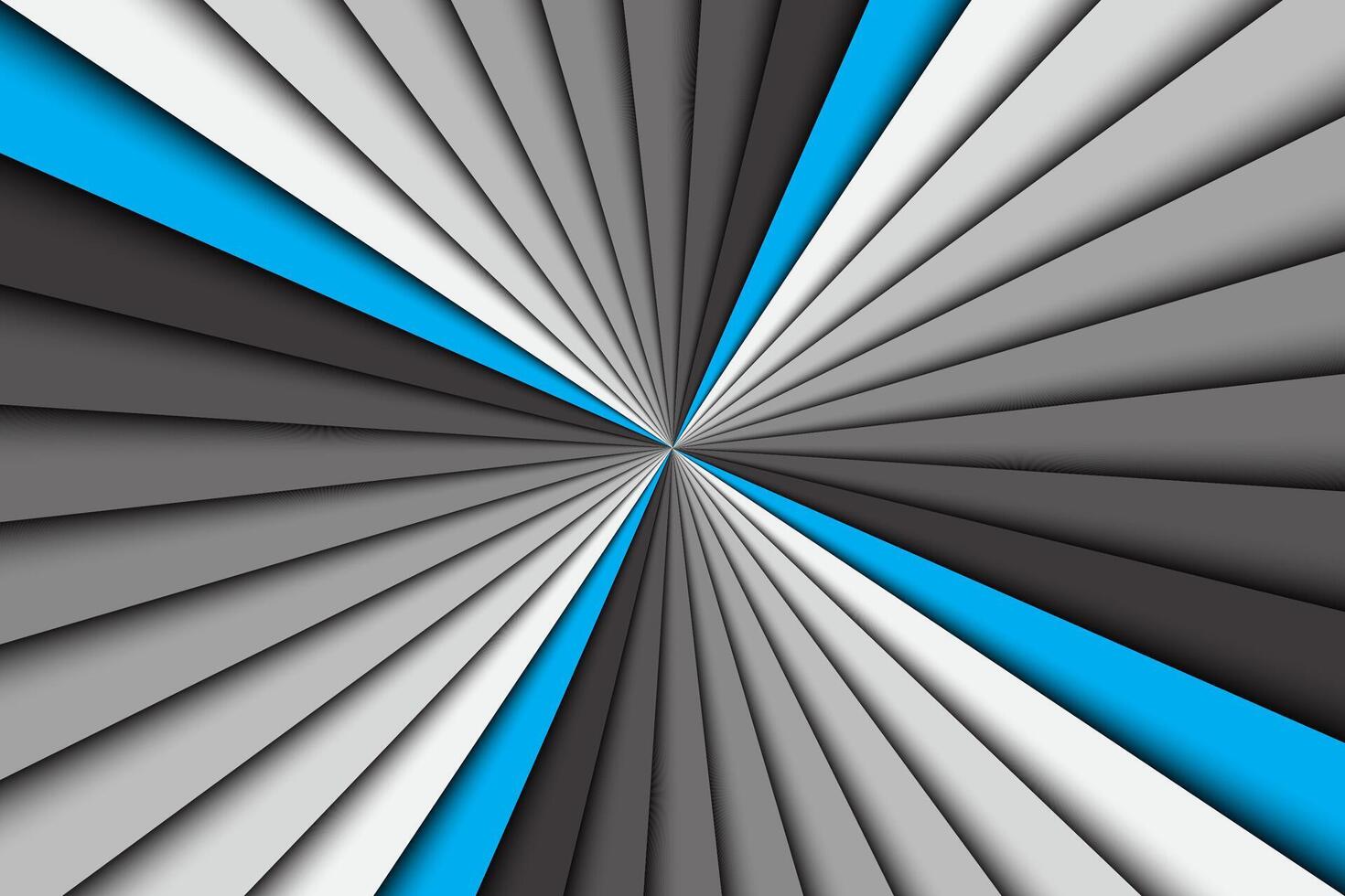 Black and grey abstract background. Grey and blue helical lines. Bright pattern. Simple illustration vector