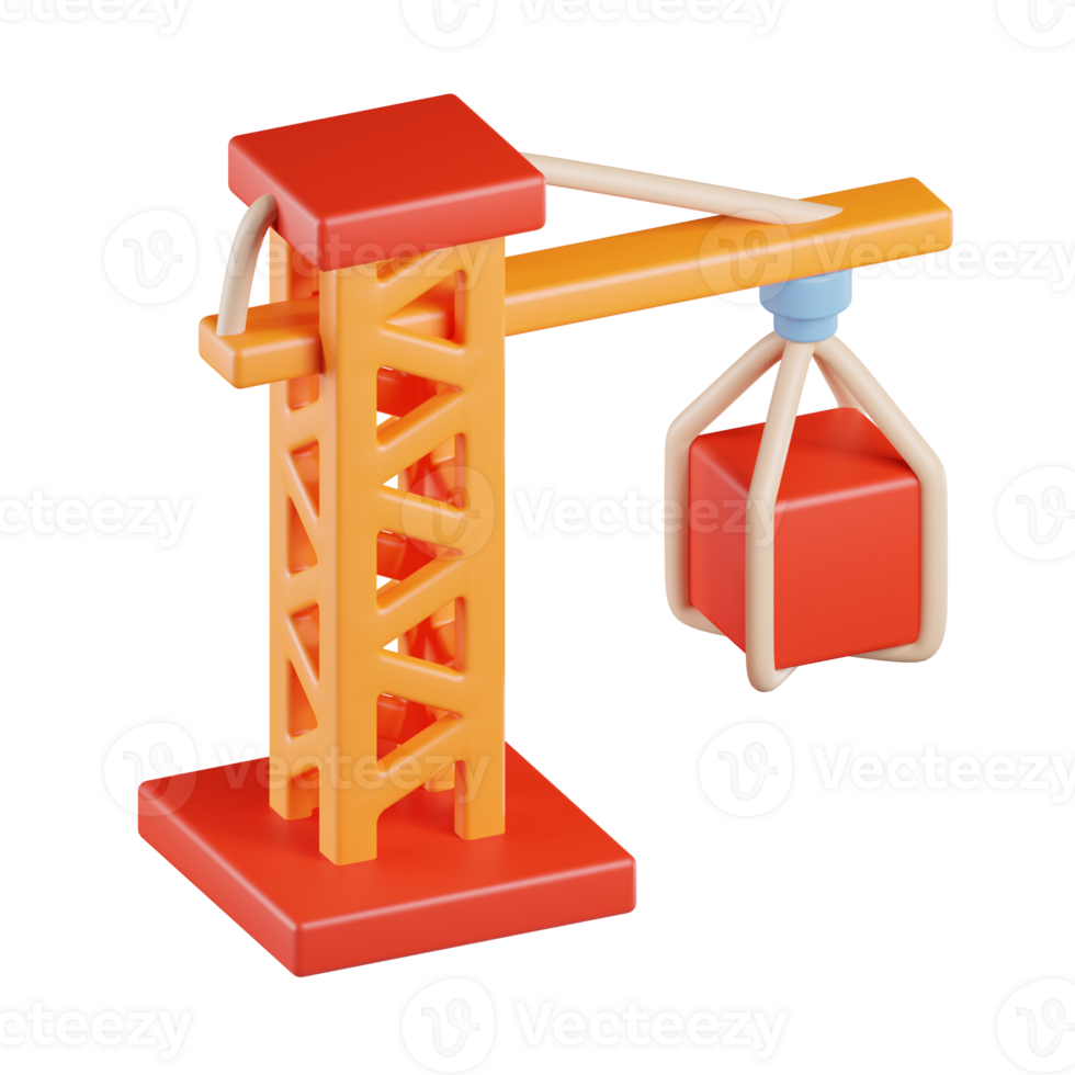 Crane 3D Icon png