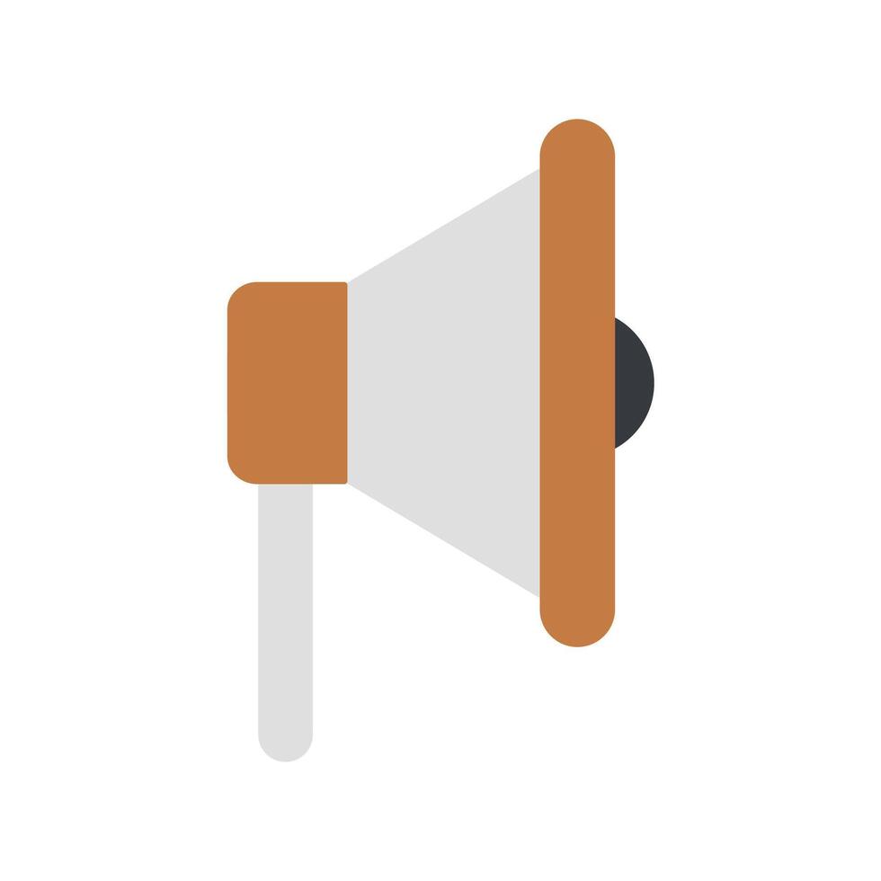 Loudspeaker Sign Emoji Illustration Design vector