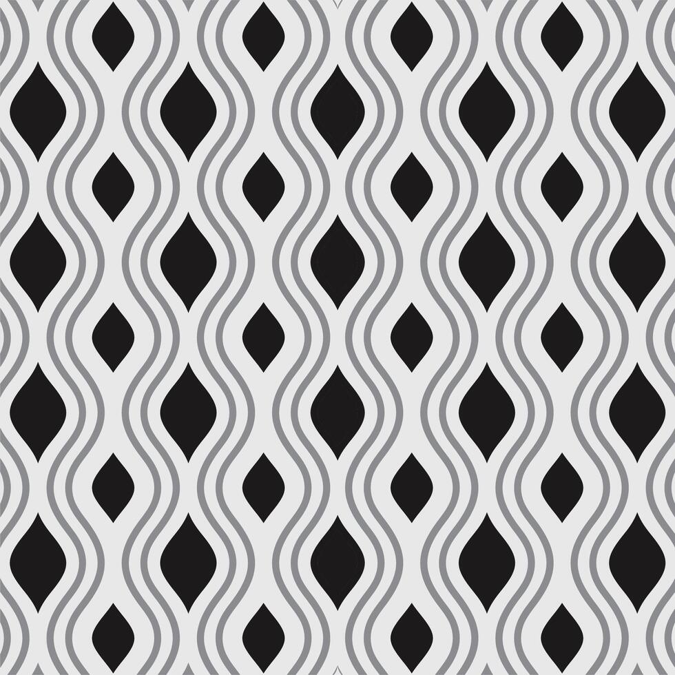 Horizontal diamond shaped rectangular design without any connection for pattern and background. Black and grey seamless pattern with card suits vector