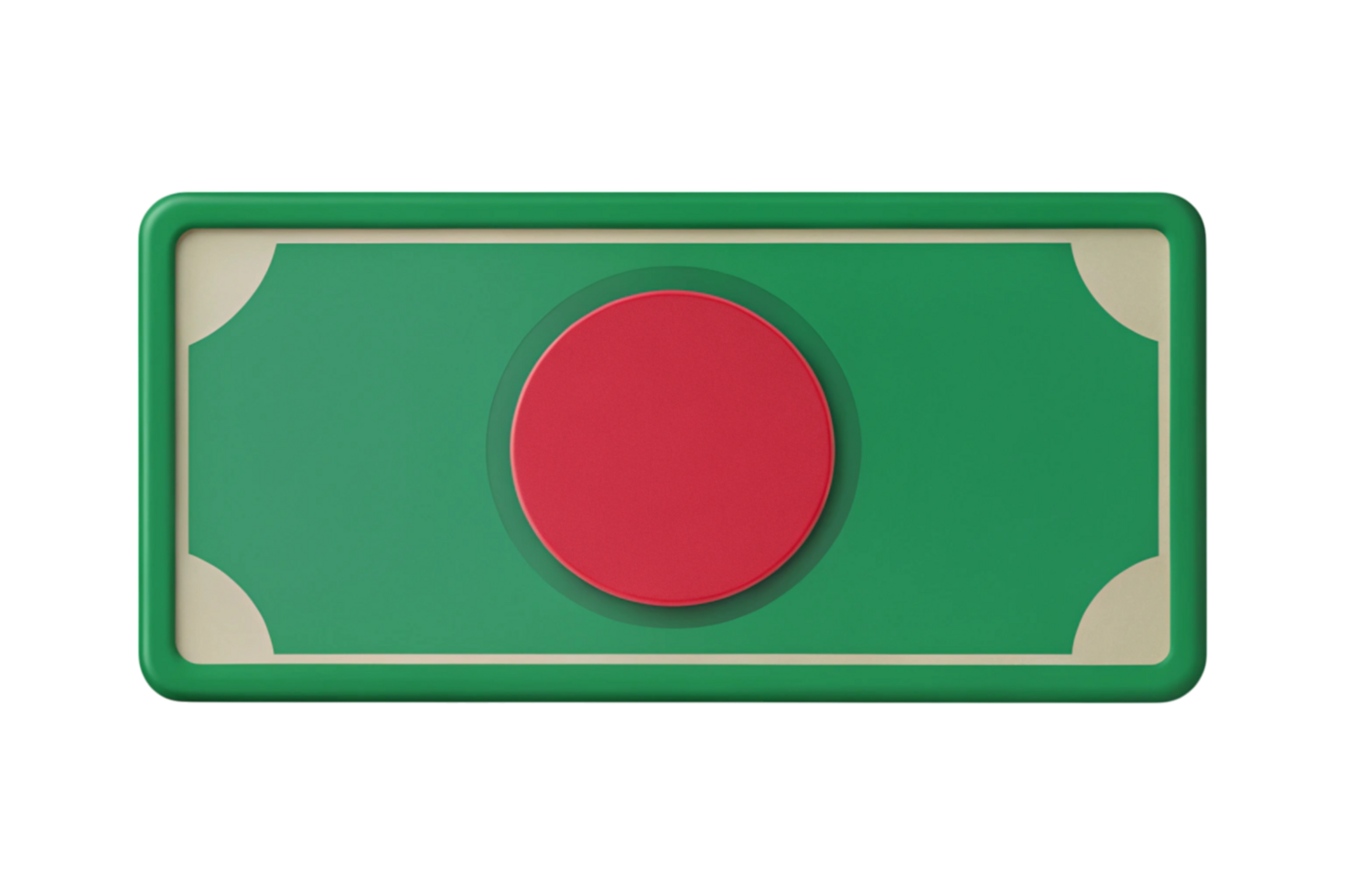 3D illustrations of Bangladeshi currency BDT symbols with a clean background ideal for economic or banking visuals png