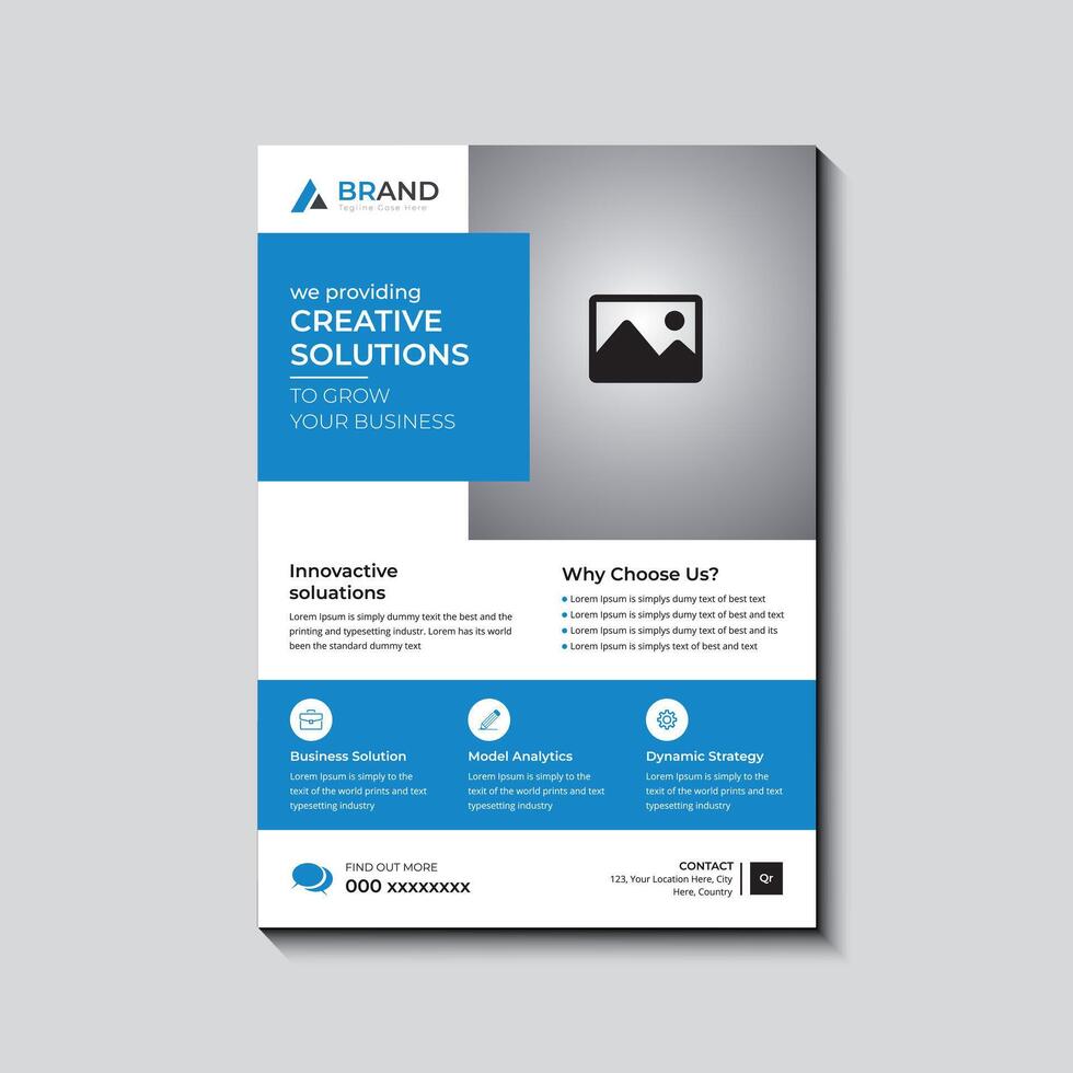 Premium Digital Marketing Flyer Template Design vector