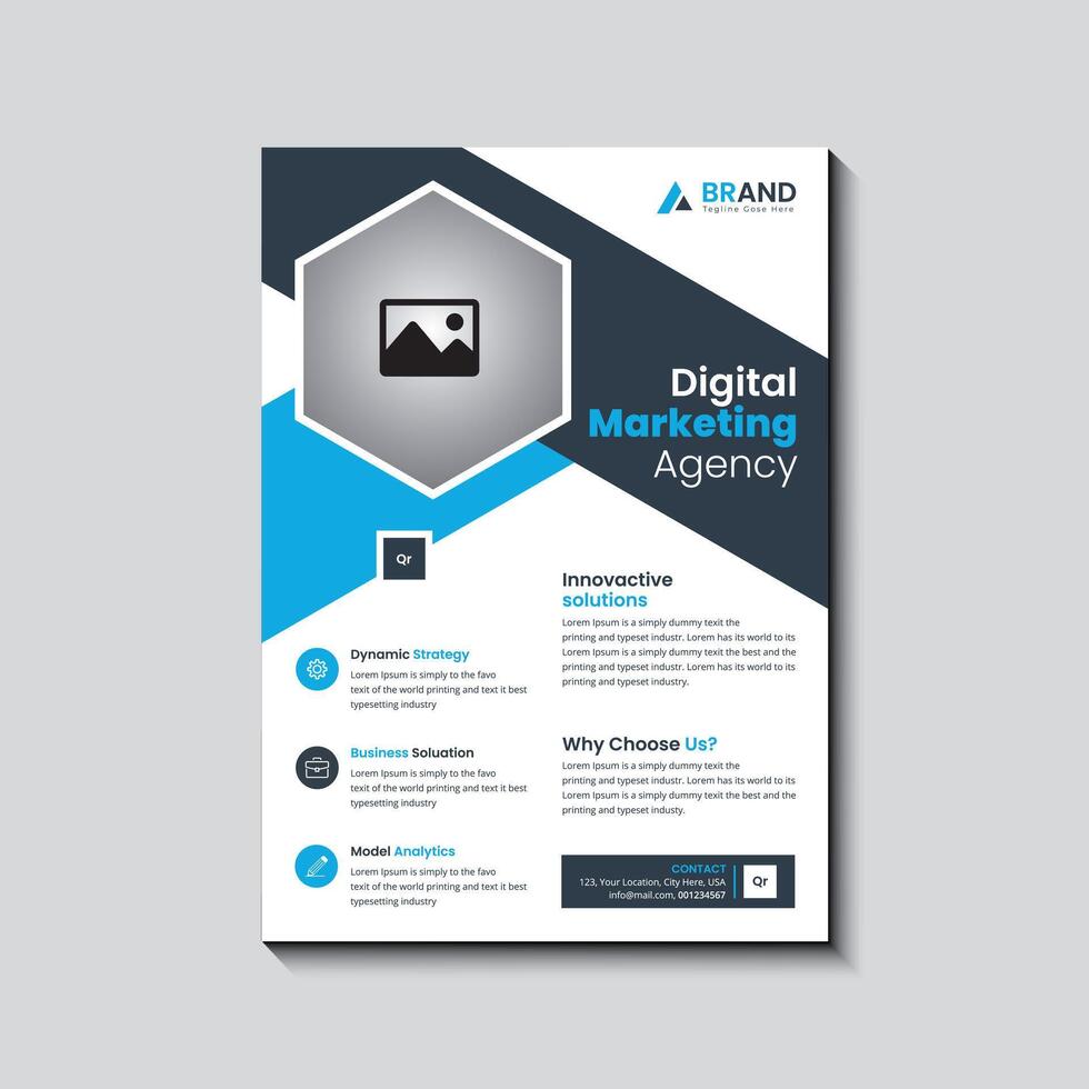 Creative Business Flyer Design vector