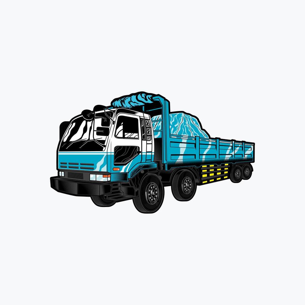 TRUCK VEHICLE ILLUSTRATION vector