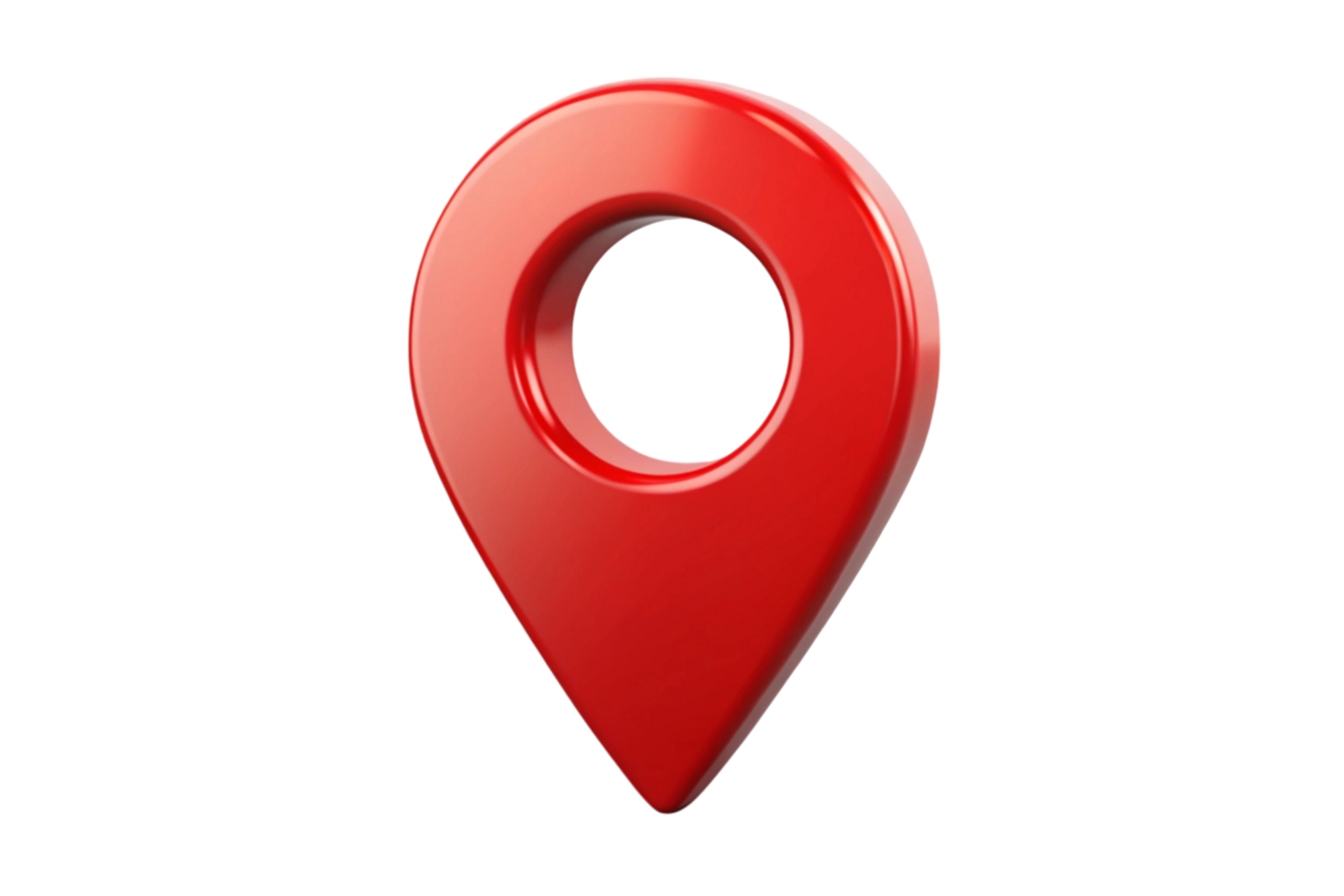 sleek red map pin icon signifying location based services, modern navigation, and easy direction finding png
