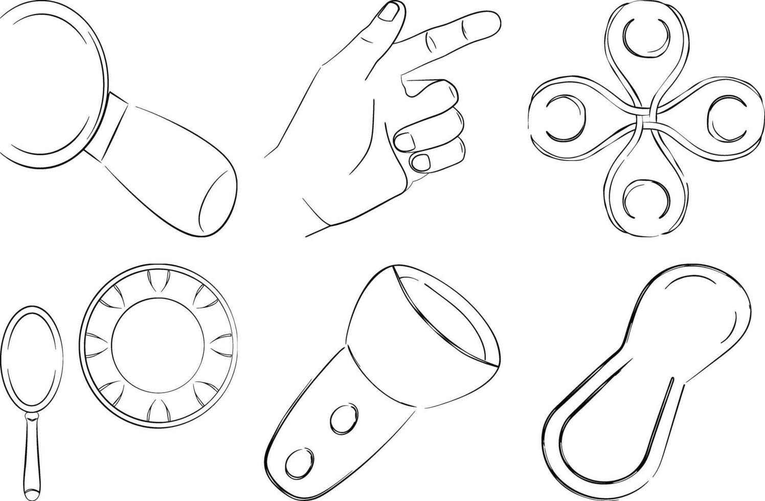 High Quality Hand Drawn Arrows Swirls and Underlines for Designers vector
