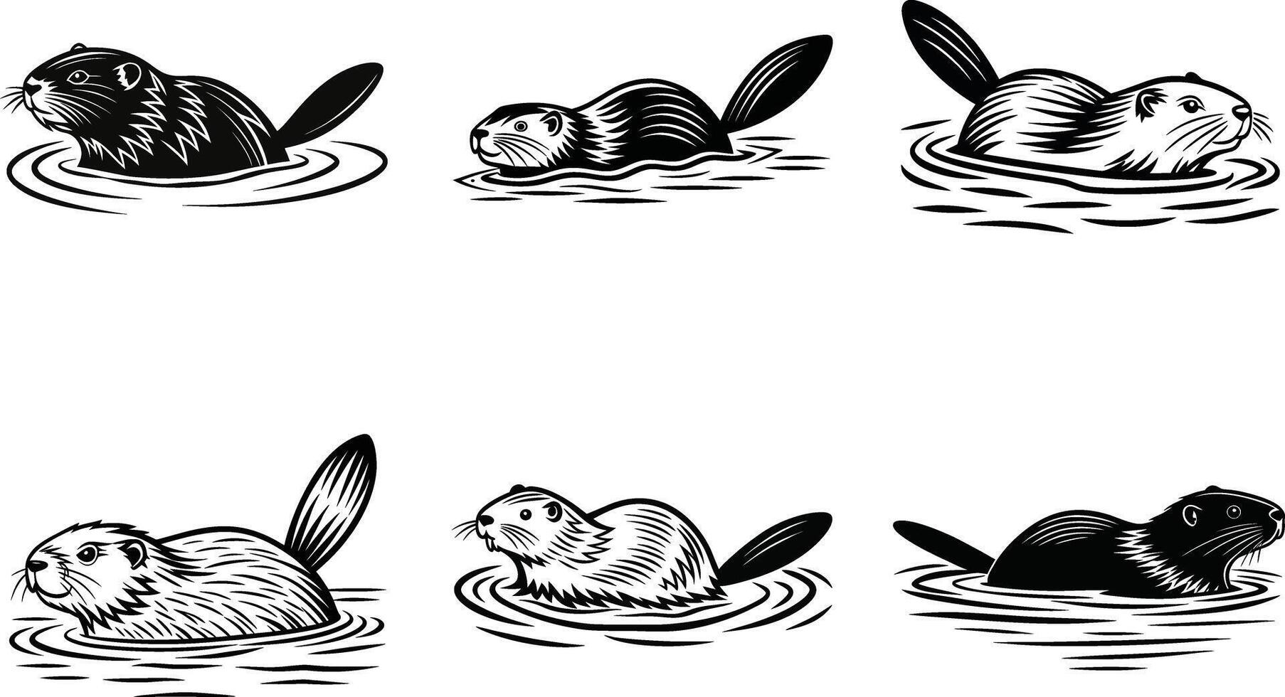 Beaver Shape Illustration vector