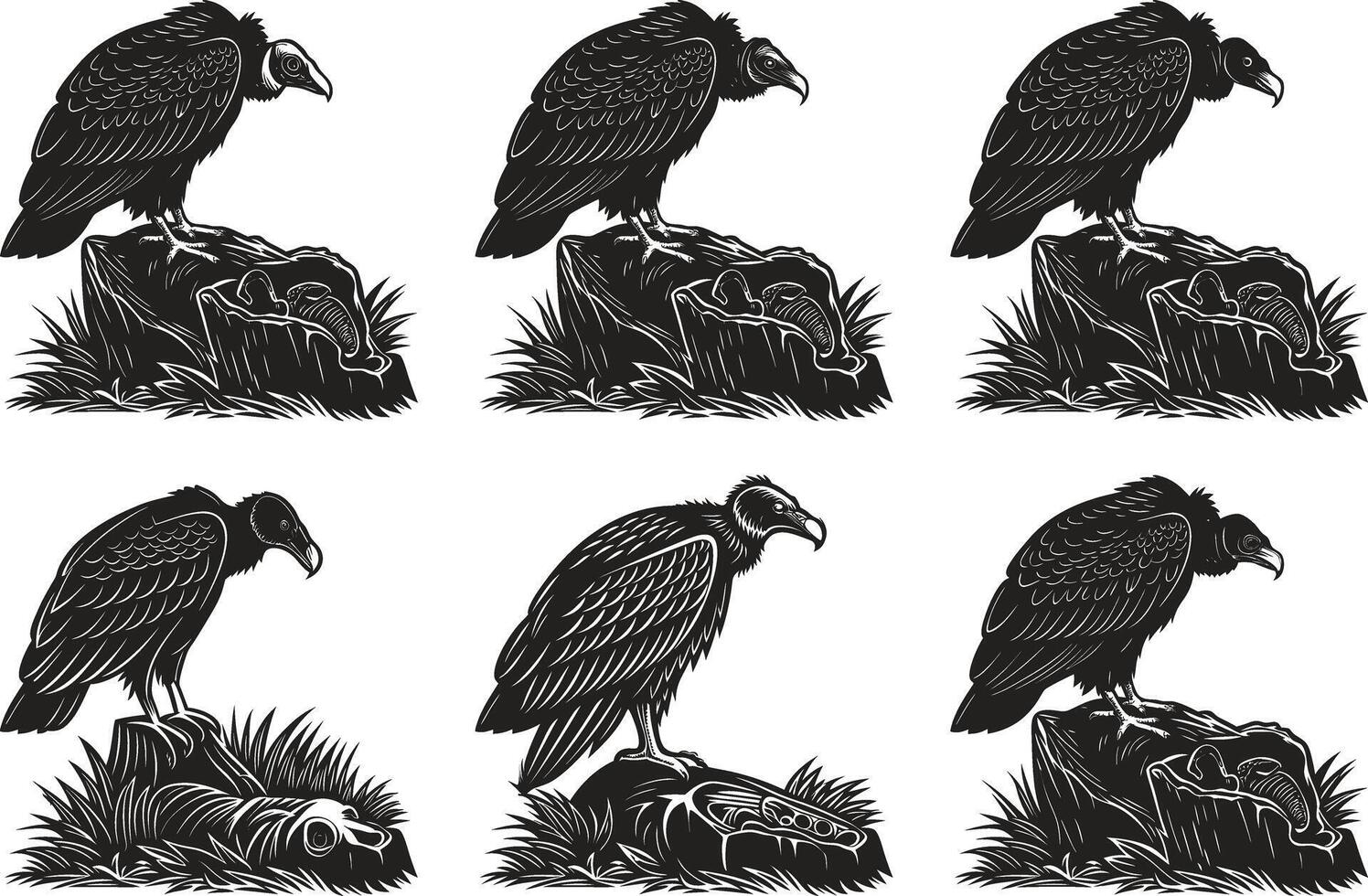 Majestic Vulture Artwork vector