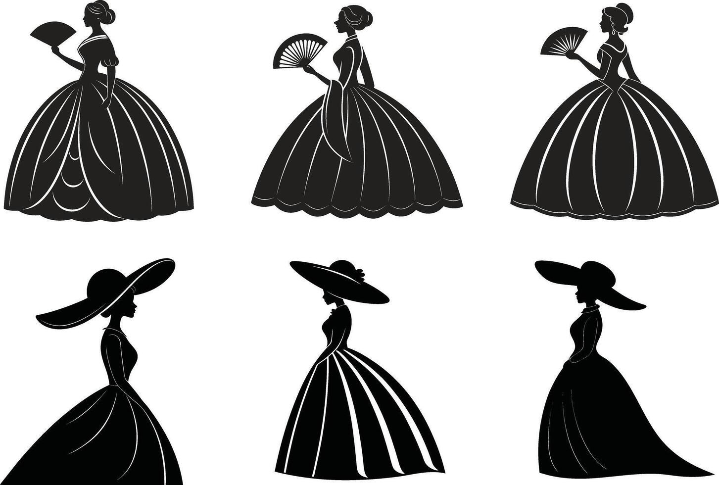 Timeless Victorian Artwork vector