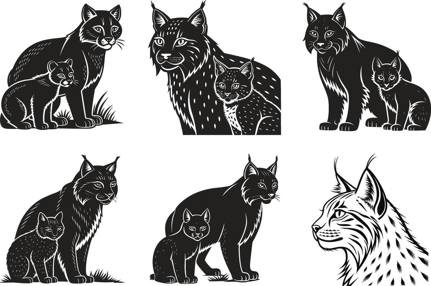 Lynx Bundle Artwork vector