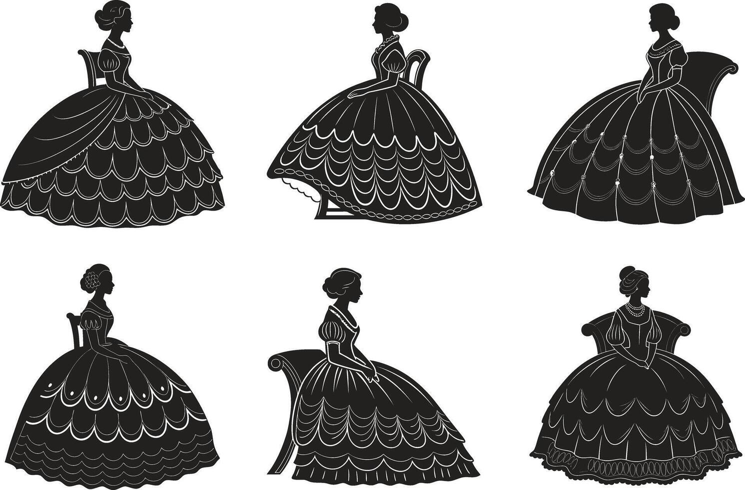 Vintage Silhouette Artwork vector