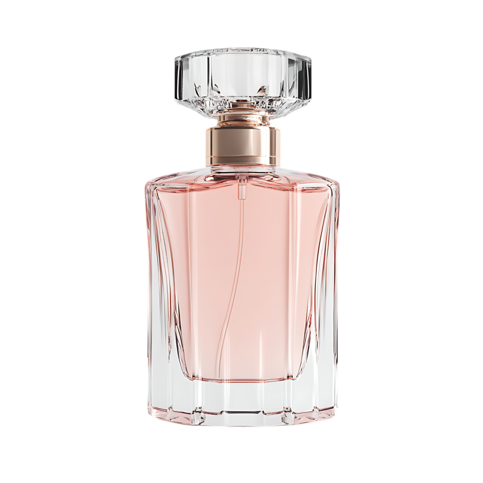 Elegant Luxury Perfume Bottle Isolated on Transparent Background png