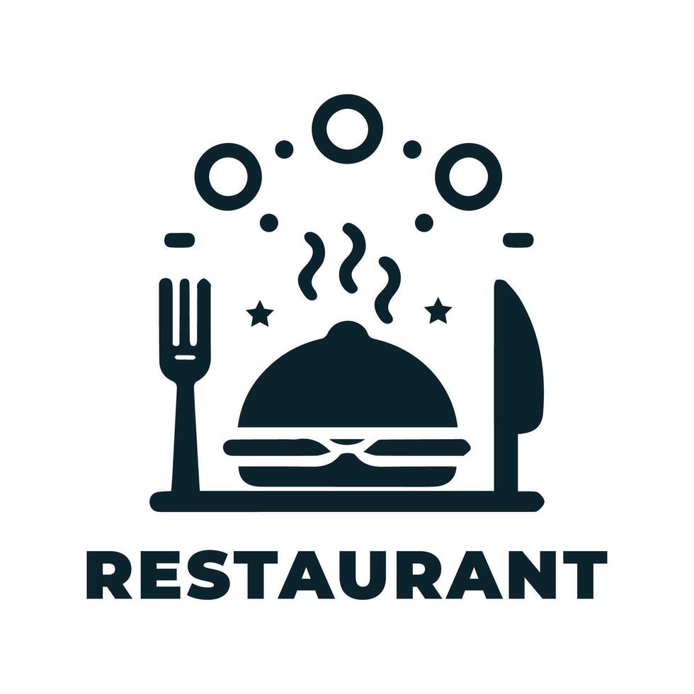 Design Simple Restaurant Logo vector