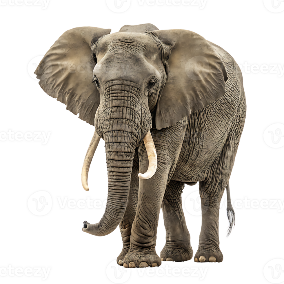 An elephant with tusks png