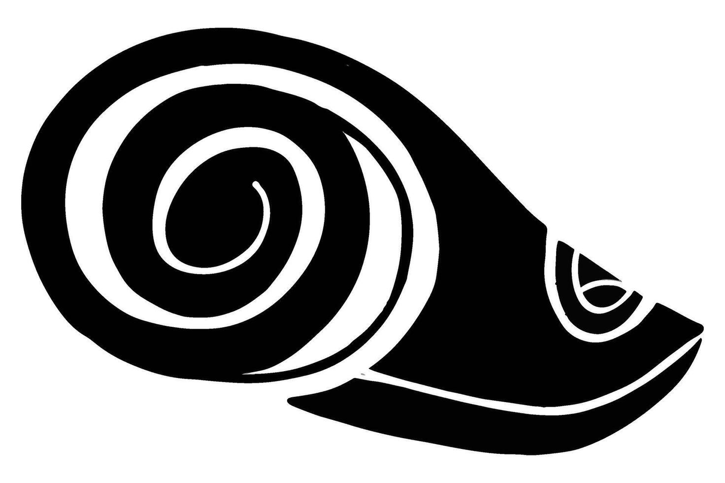 Minimalist Car and Leaf Logo in Black vector