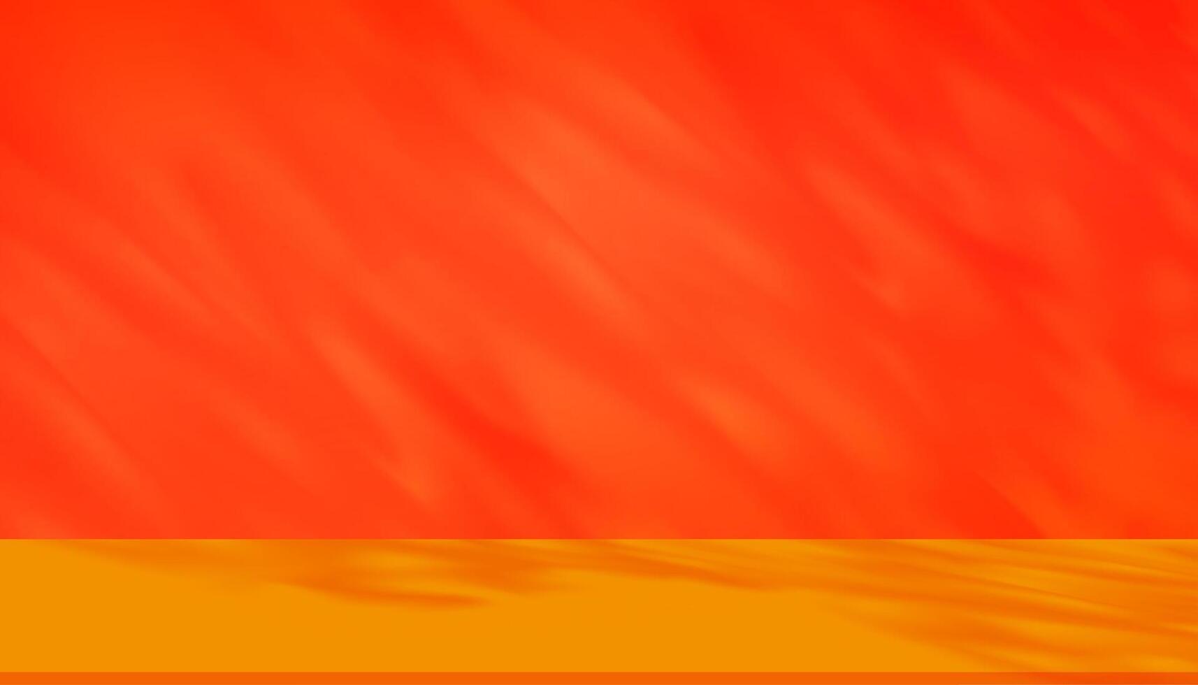 Autumn background scene with shadow leaves on orange wall,Yellow floor,Studio room with sunlight for thanksgiving,Holiday banner.Natural seasonal for fall season product design vector