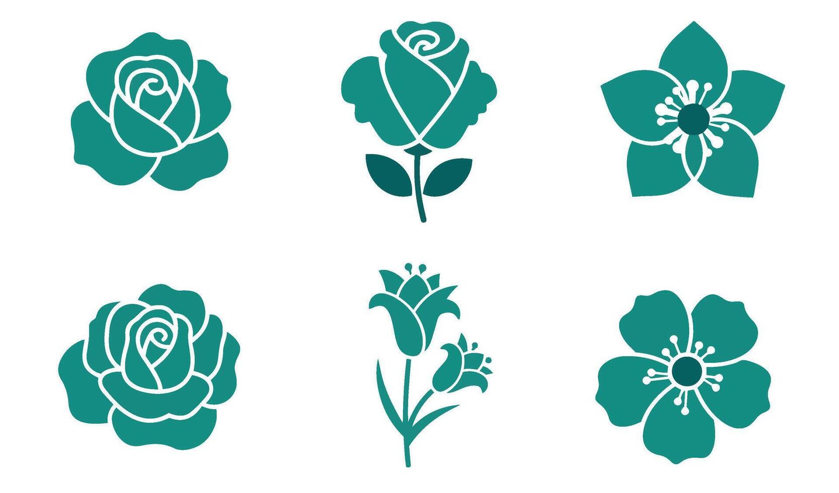 Elegant Rose and Blooming Floral Art for Beautiful Digital Creations vector