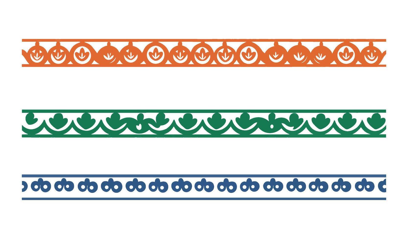 Ornamental Border Design Collection with Artistic and Stylish Vintage Border Ornament vector