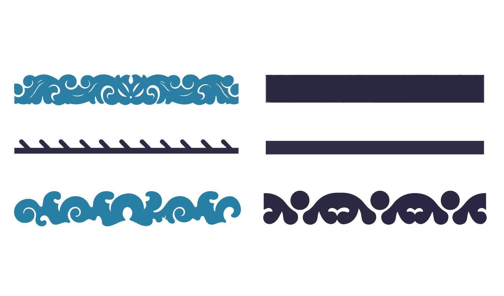 Decorative Pattern Borders and Floral and Geometric Borders for Unique Projects vector