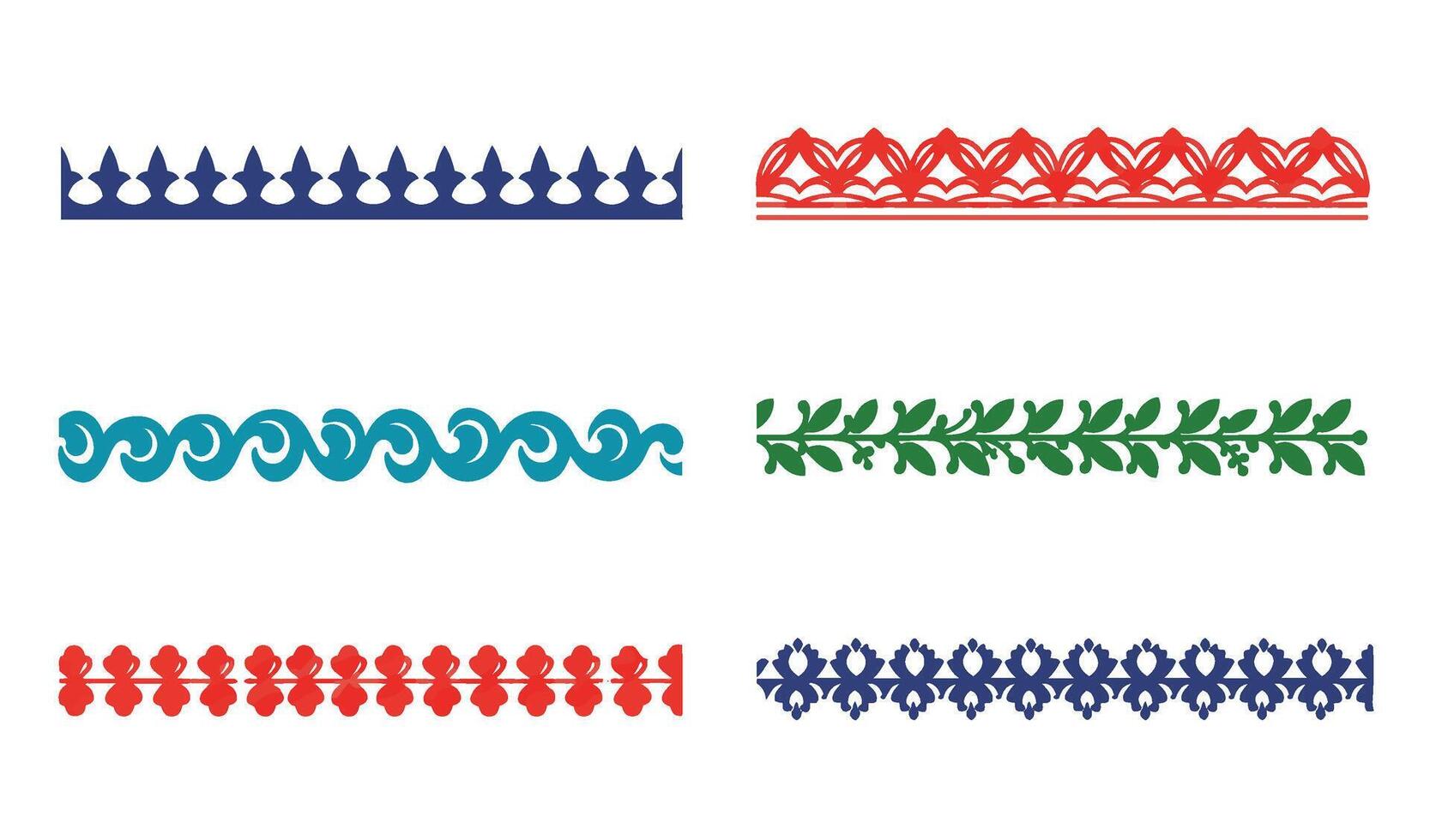 Timeless Ornamental Border Design Collection with Elegant Border Elements vector