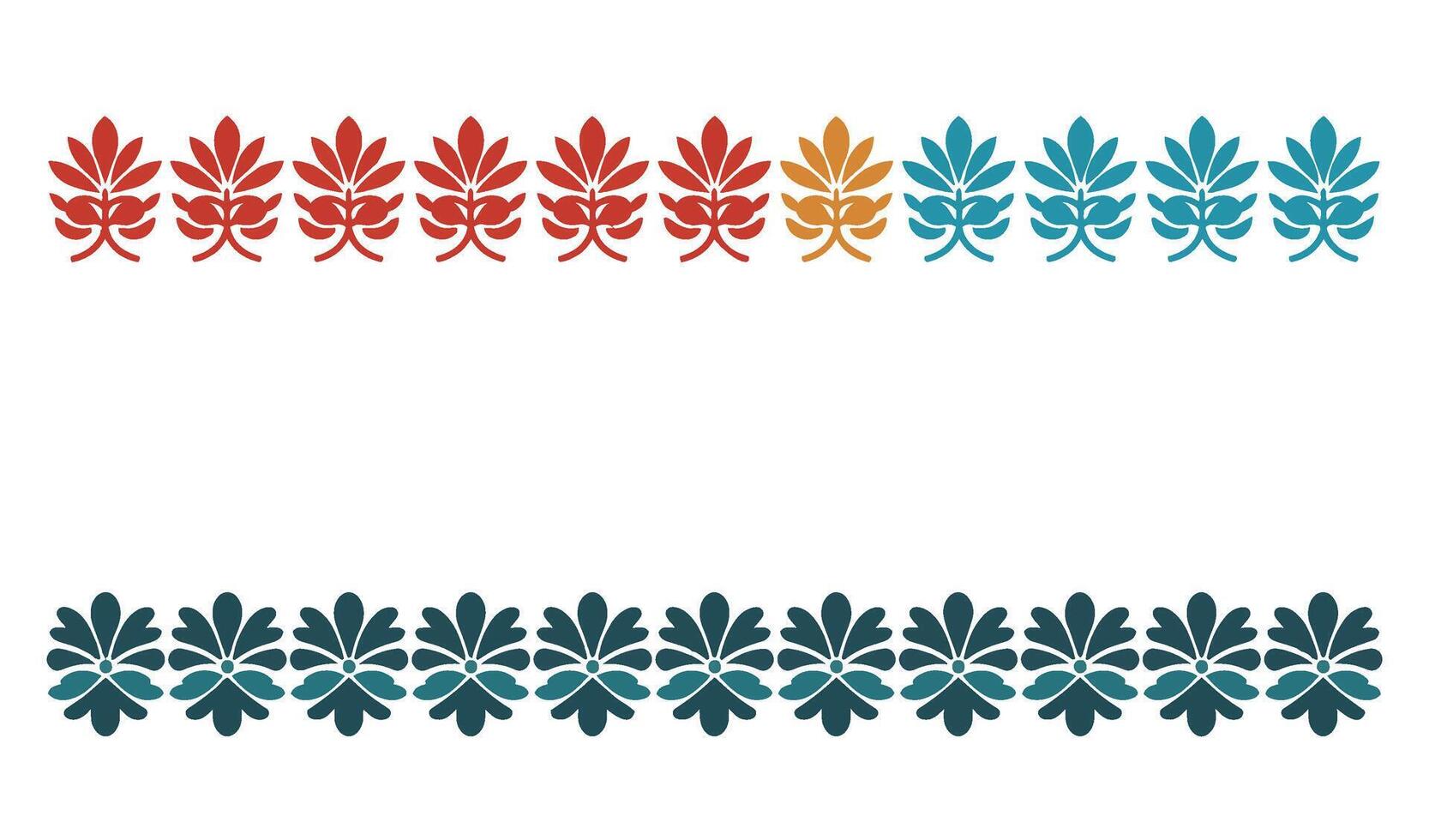 Elegant Floral and Geometric Borders for Timeless Decorative Pattern Borders vector