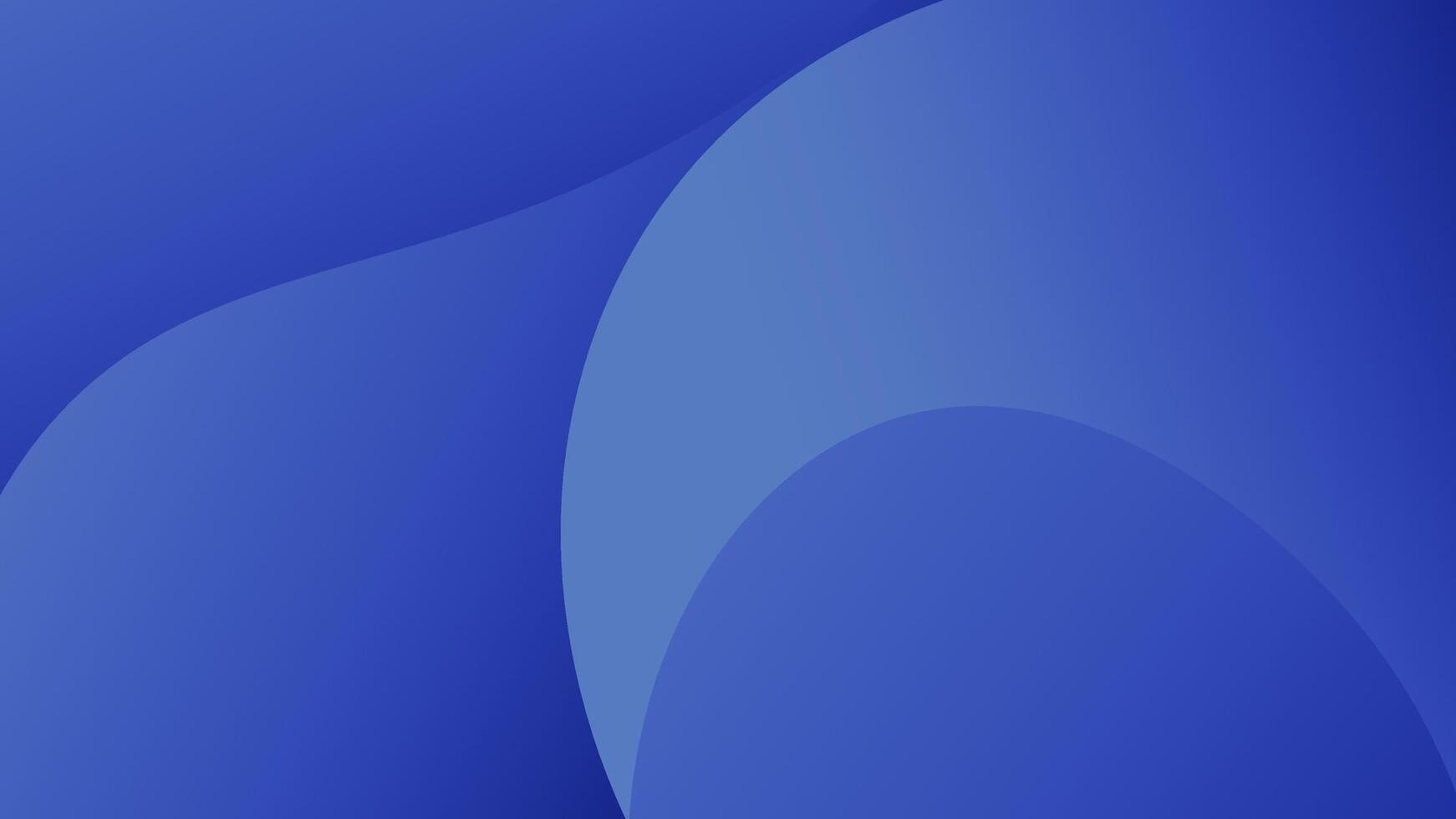 Abstract Blue Wavy Background with Gradient Beautiful Design Elements vector