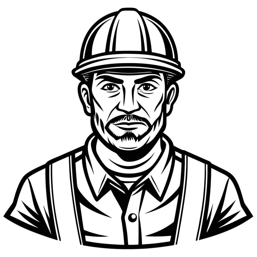 Sketch Builder Isolated on a White Background for Design Projects vector