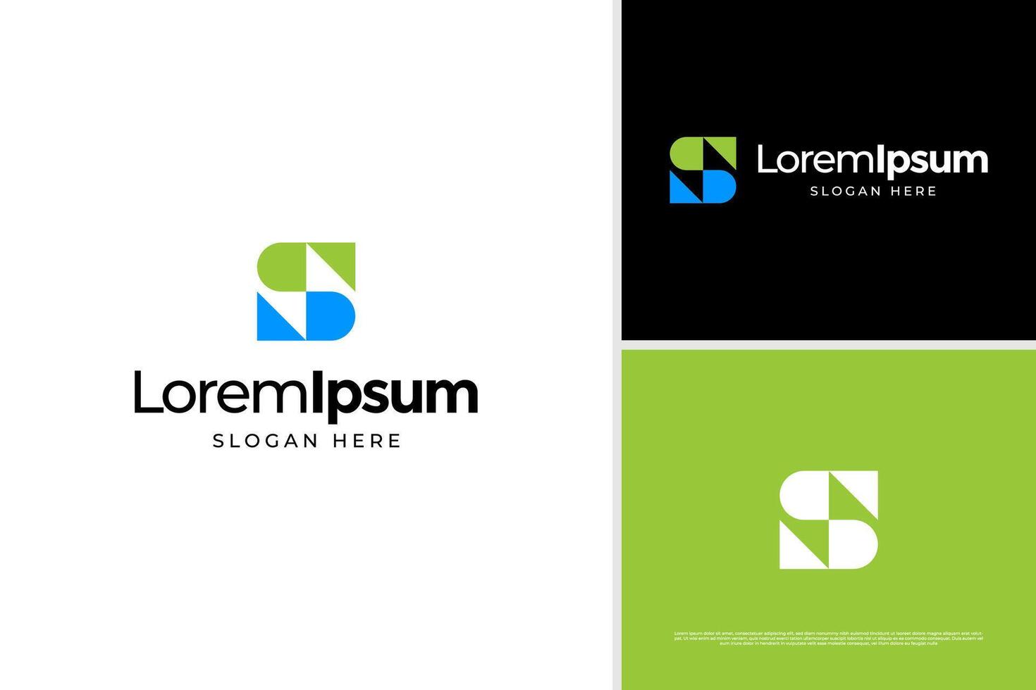 Modern letter S Pixel Digital logo design. Initial S technology logo design template vector