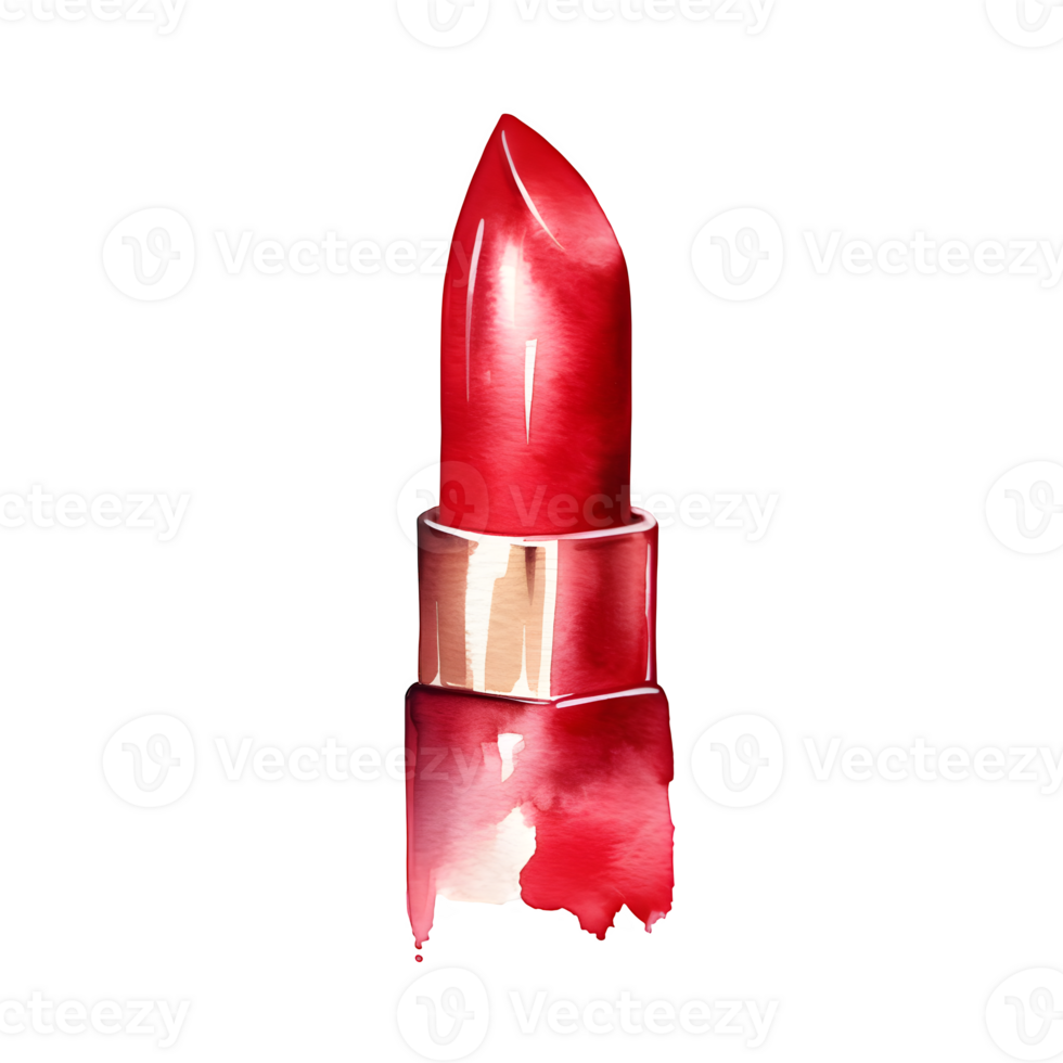 Lipstick watercolor illustration png