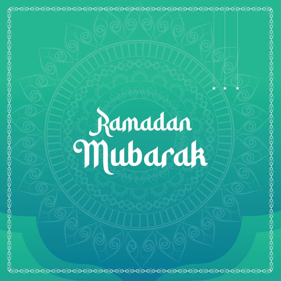 Flat Modern design ramadan kareem background vector