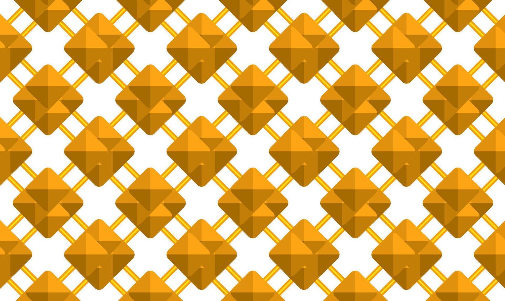 Golden Diamond Pattern Background with Geometric Texture vector