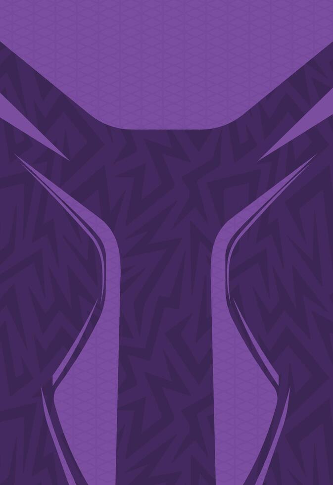 Futuristic soccer jersey template kit, sleek sportswear for football, cycling, racing, and gaming vector