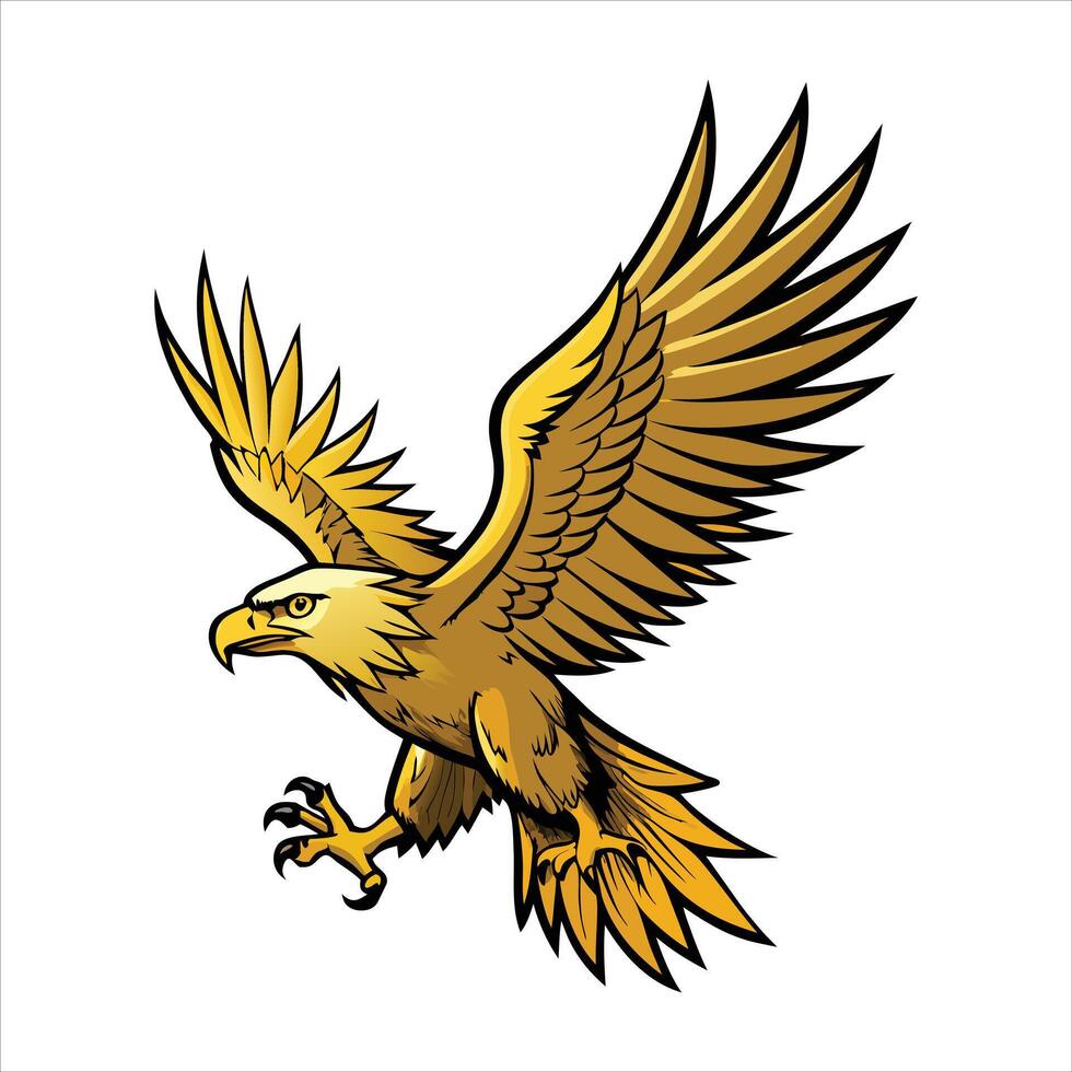 Patriotic Bald Eagle Shield vector