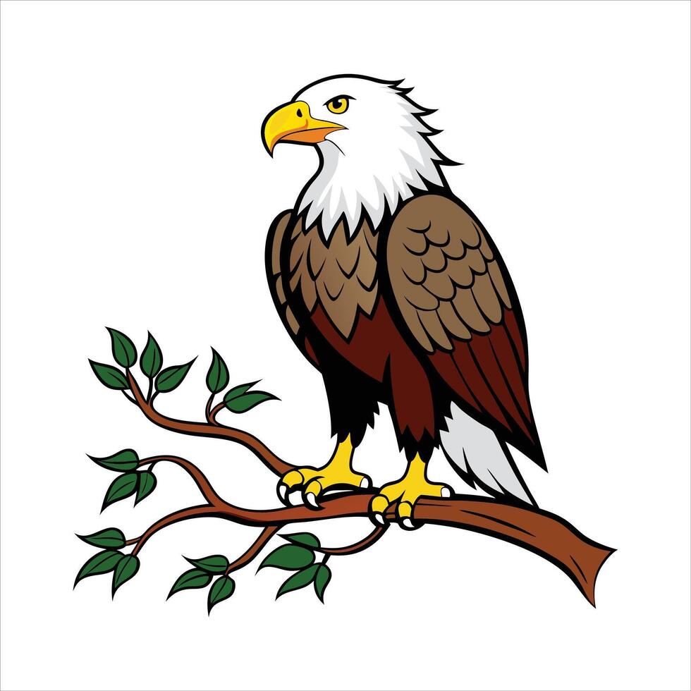 Powerful Eagle in Flight vector