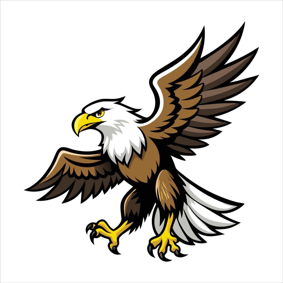 Tribal Eagle Tattoo Style vector