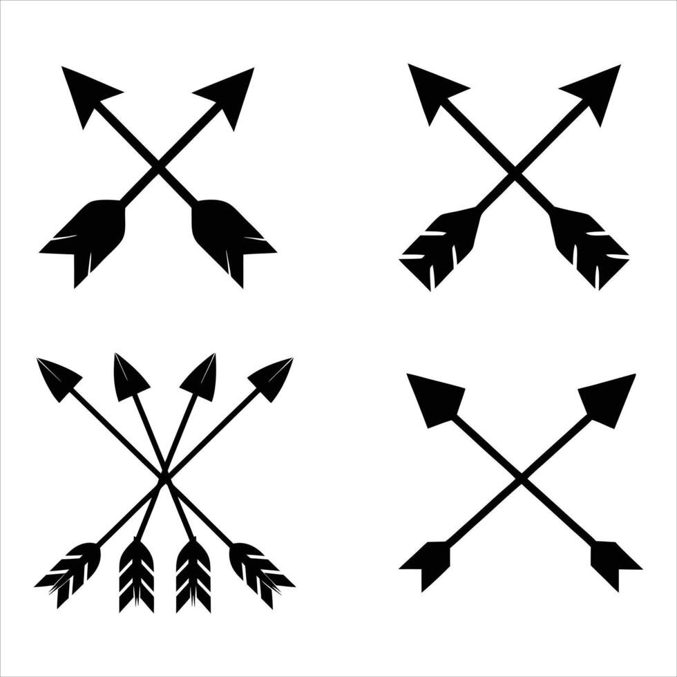 Minimalist Arrow Design vector