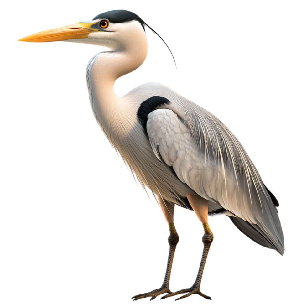 Graceful White Egret Sting Tall a Long Beakes png