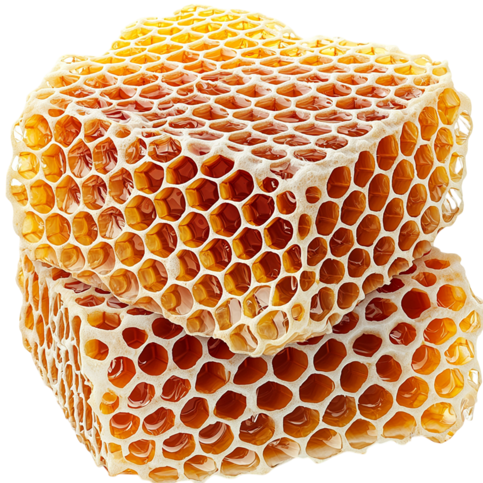 Fresh Honeycomb Dripping Golden Honeys png
