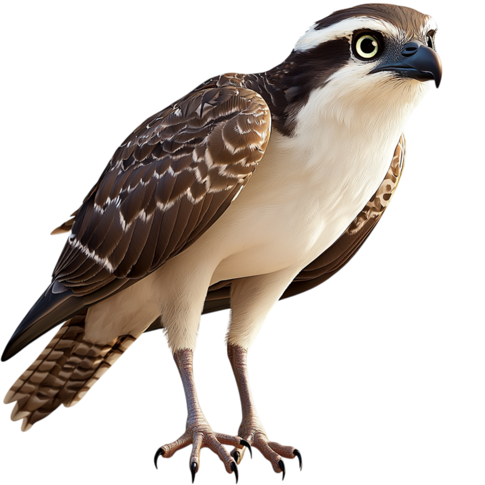 Majestic Osprey Bird Sharp Eyes Powerful Talonses png