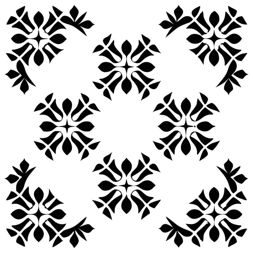 Floral design Contemporary geometric floral pattern collection vector