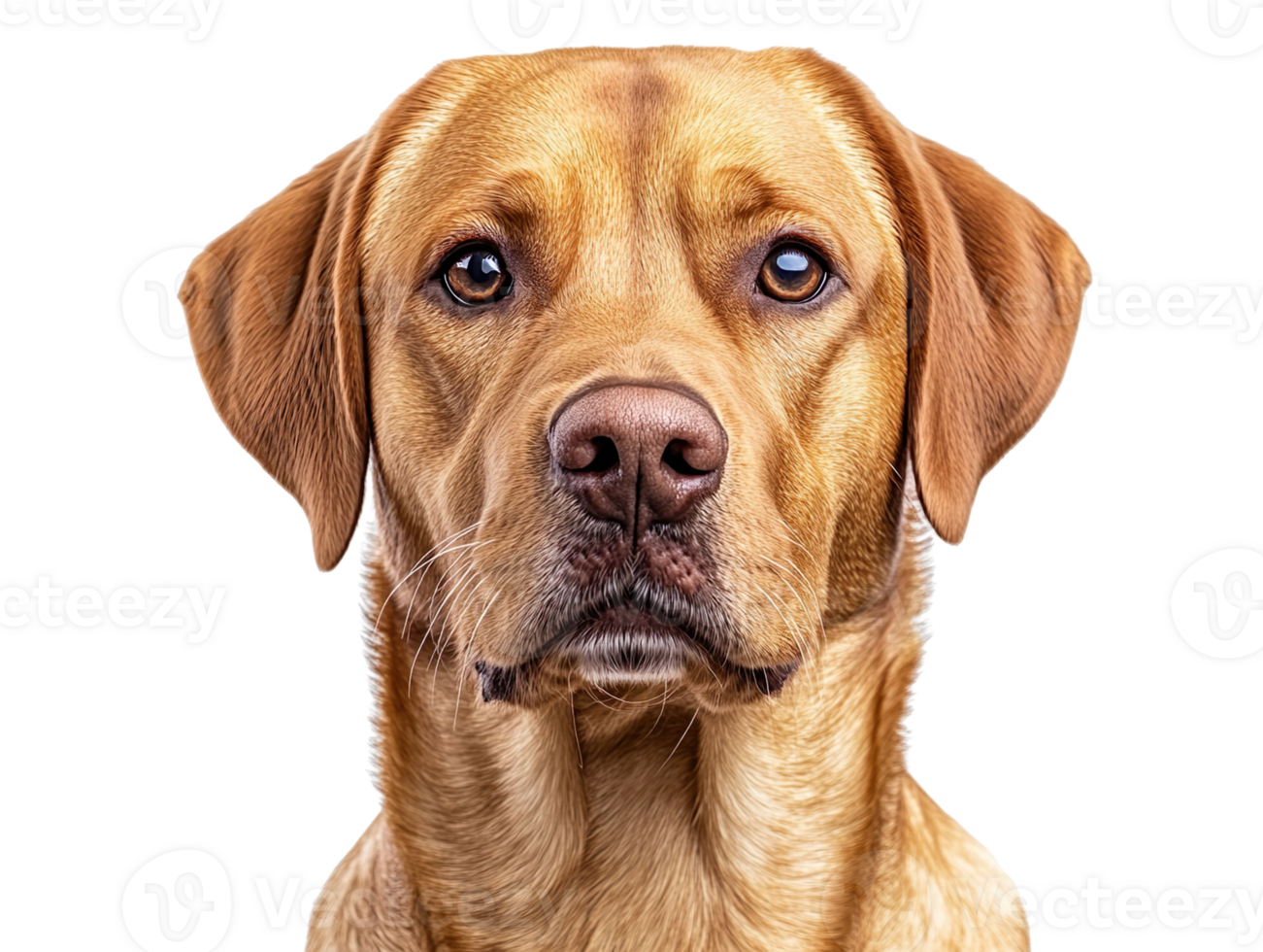 Cute dog portrait isolated on transparent background png