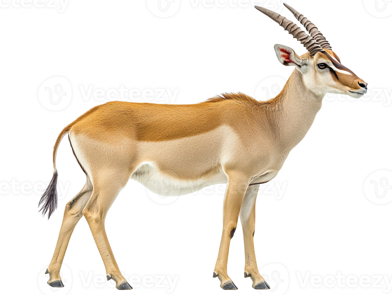Eland antelope isolated on a transparent background png