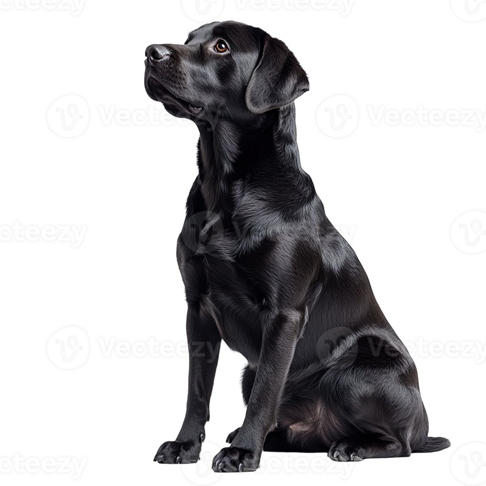 Labrador dog isolated on transparent background png